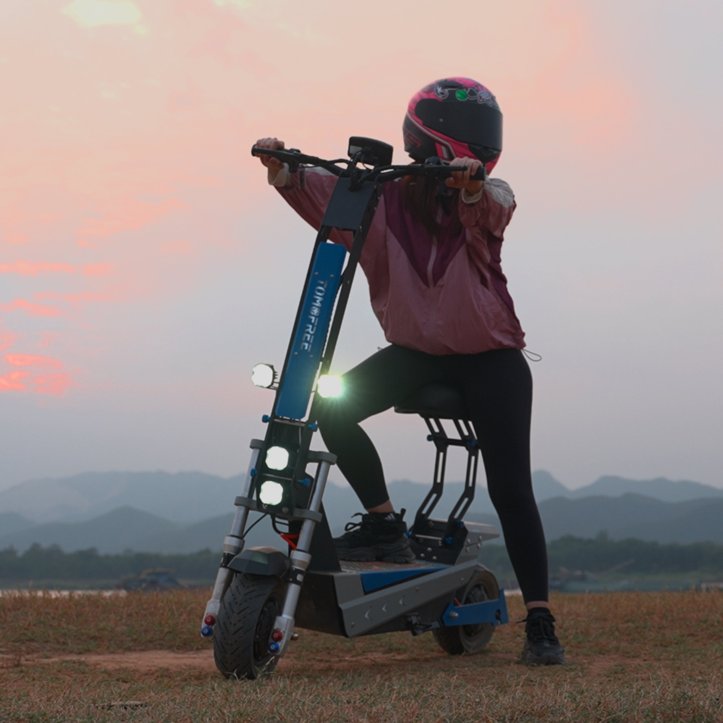 Tomofree® L7 Dual Motor E-Scooter | Up to 50mph | Seat/Color Option