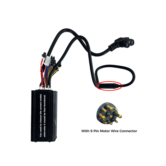 With 9 Pin Motor Wire Connector