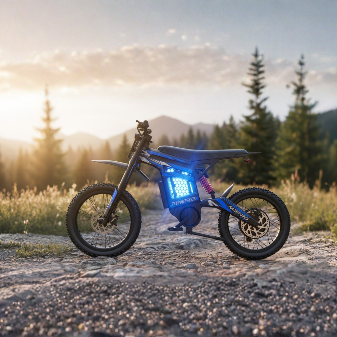 Tomofree® M3PRO Electric Dirt Bike | 72V 30Ah, 6500W, 50MPH
