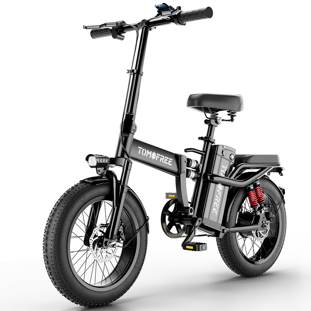 Tomofree® T1 Foldable Electric Bike | 48V 1200W Motor 20Ah Battery