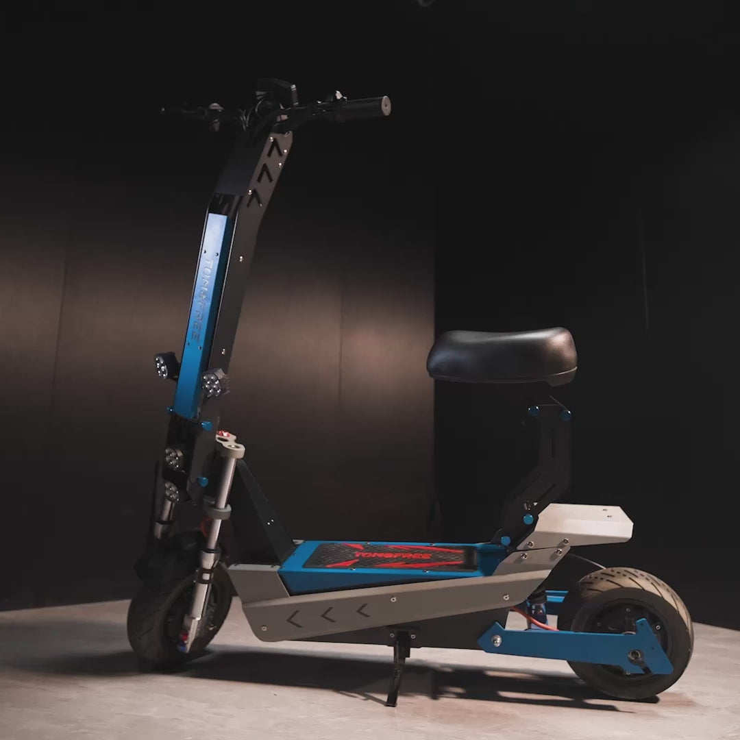 Tomofree® L7 Dual Motor E-Scooter | Up to 50mph | Seat/Color Option