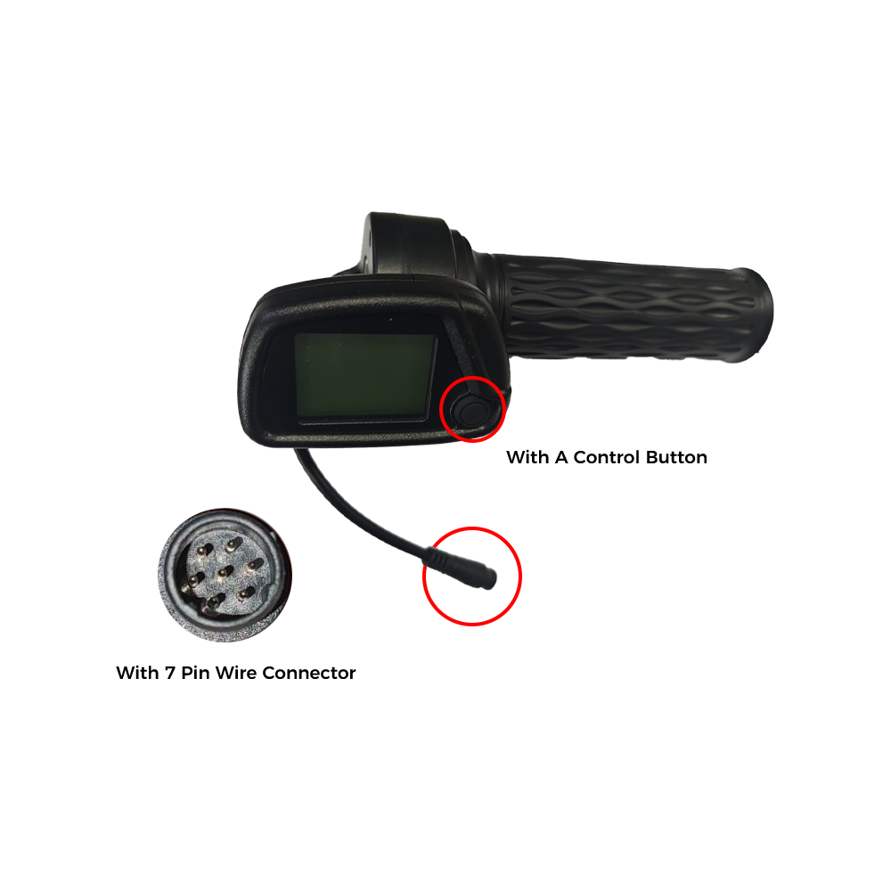 With 7 Pin Wire Connector & Control Button